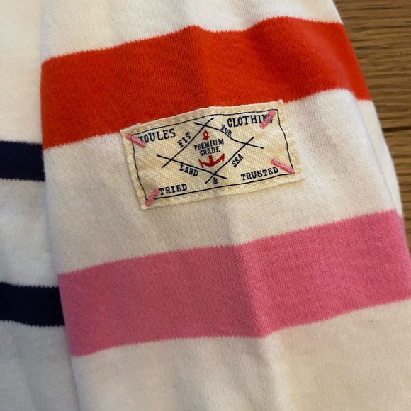Joules kids striped long sleeve tee size 10 - Picture 4 of 6